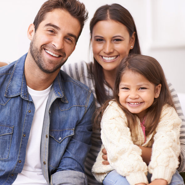 smiling family