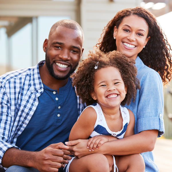 smiling family